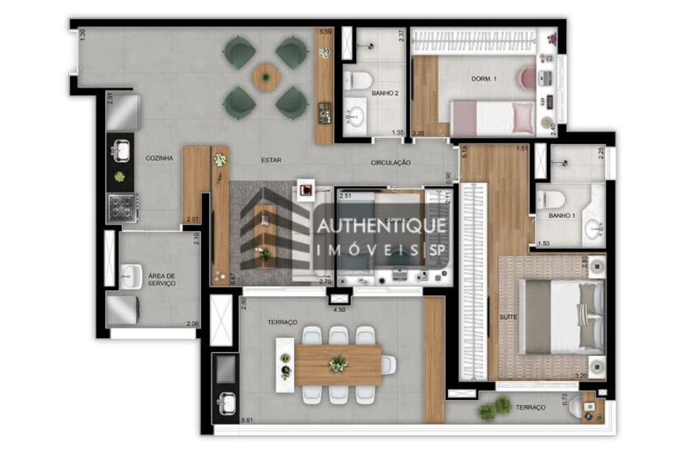 Apartamento, 3 quartos, 118 m² - Foto 6