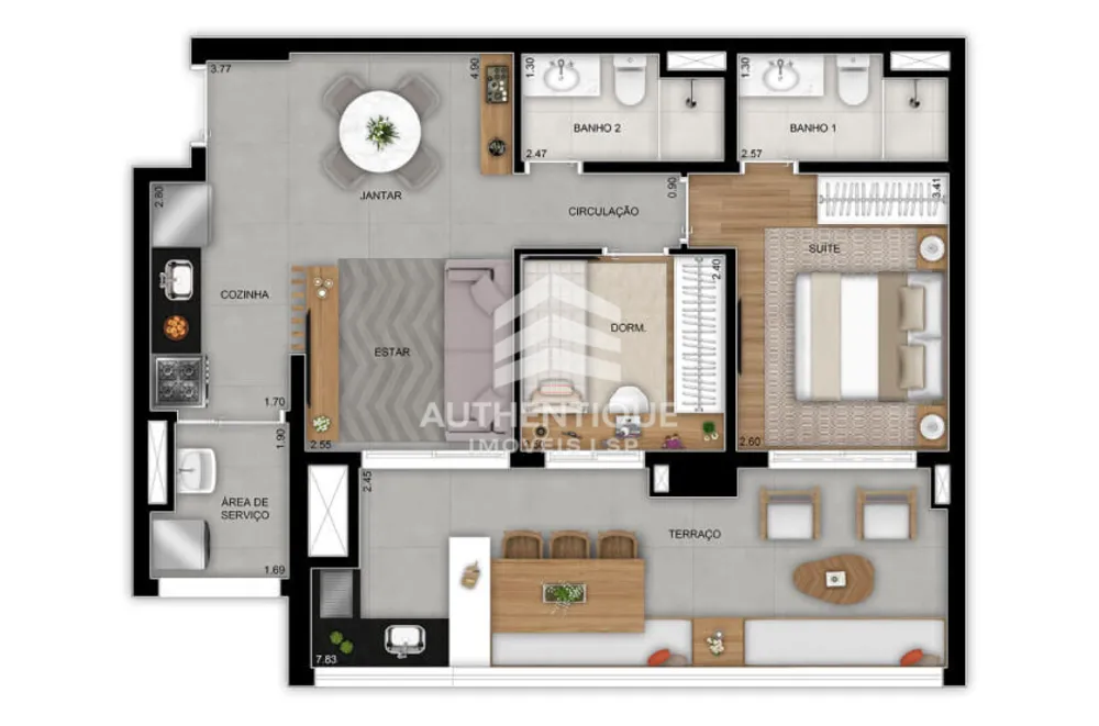 Apartamento, 3 quartos, 118 m² - Foto 39