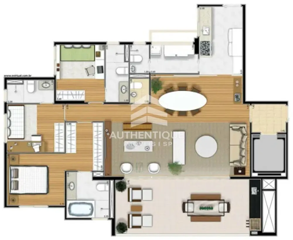 Apartamento, 3 quartos, 187 m² - Foto 11