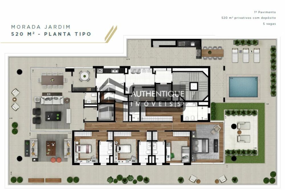 Cobertura, 4 quartos, 580 m² - Foto 9