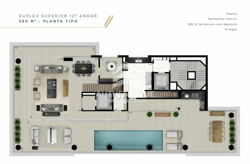 Cobertura, 4 quartos, 580 m² - Foto 39