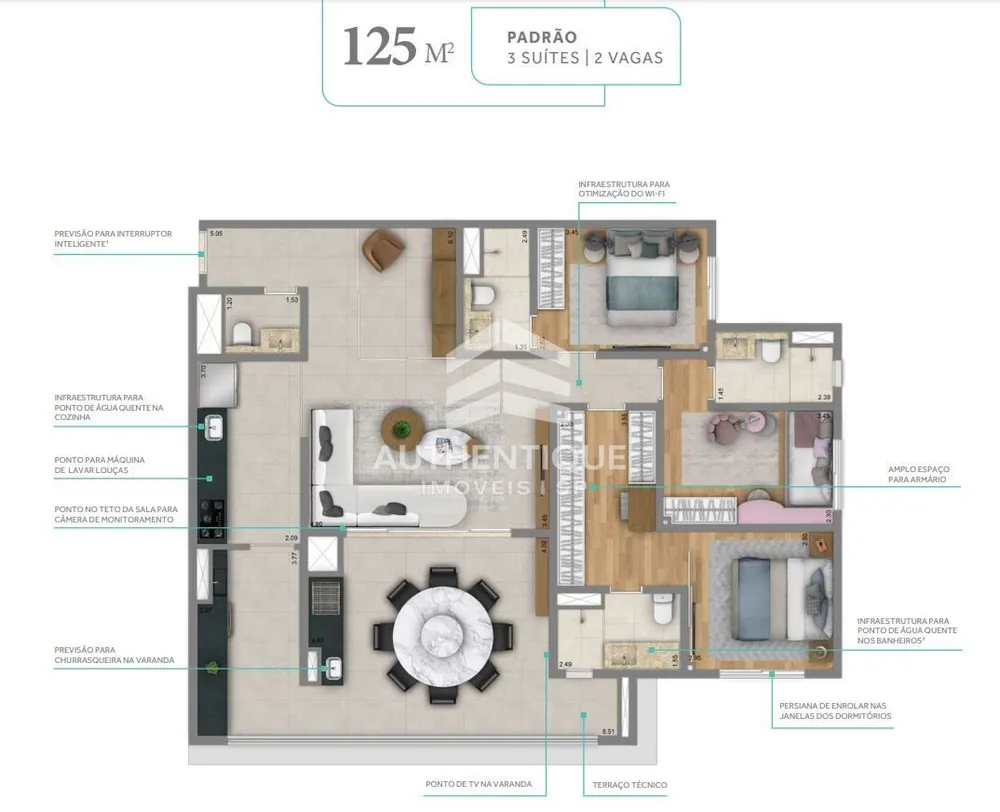 Apartamento, 3 quartos, 108 m² - Foto 10