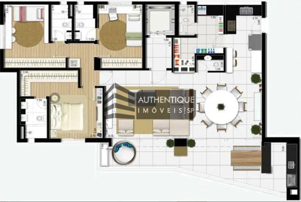 Apartamento, 3 quartos, 143 m² - Foto 11