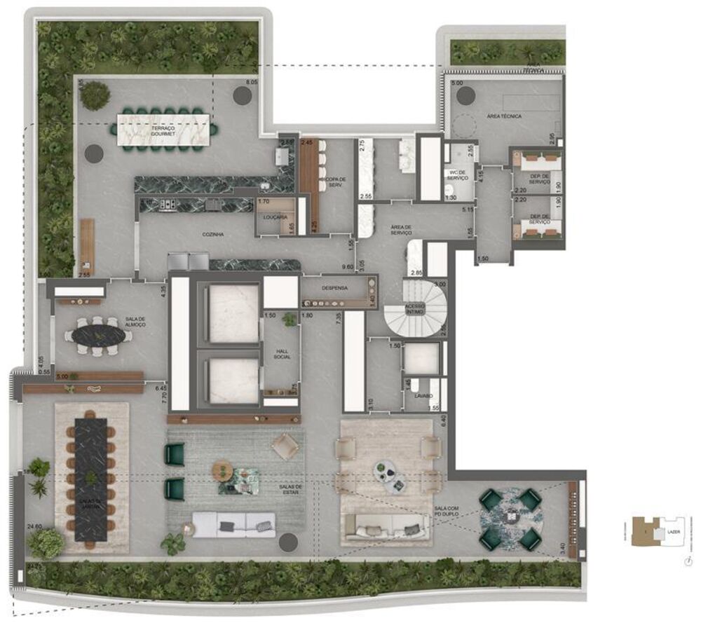 Apartamento, 4 quartos, 789 m² - Foto 6