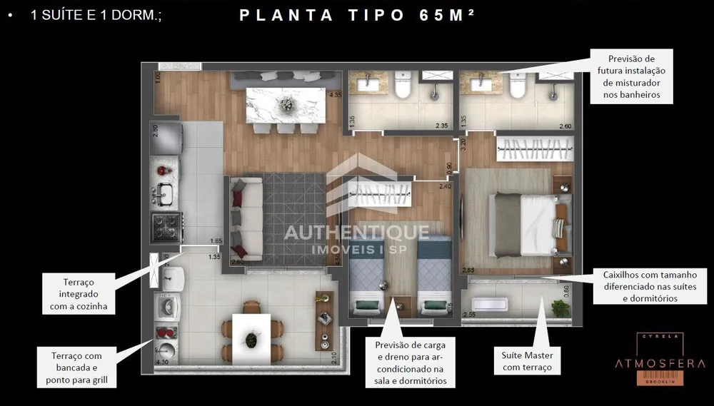 Apartamento, 2 quartos, 65 m² - Foto 18