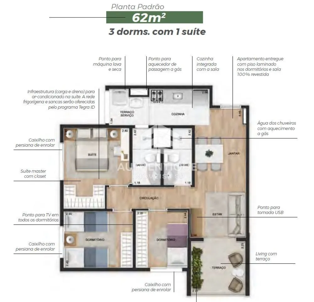 Apartamento, 2 quartos, 50 m² - Foto 12