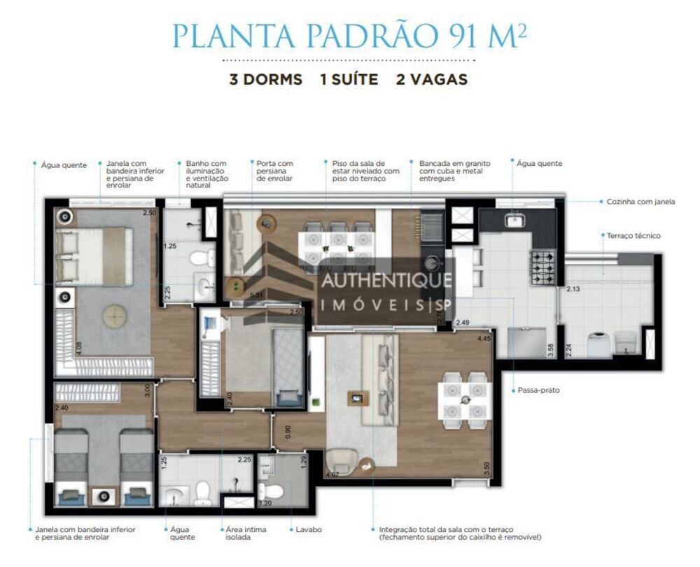 Apartamento, 1 quarto, 68 m² - Foto 8