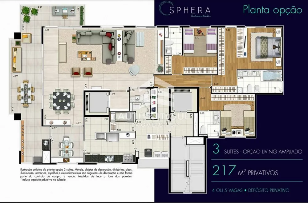 Apartamento, 3 quartos, 217 m² - Foto 16