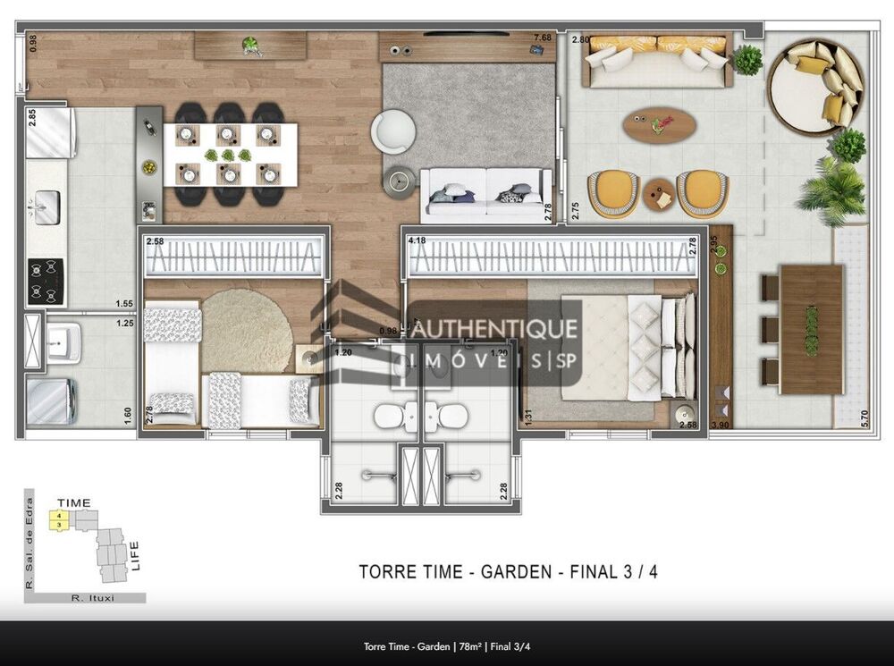 Apartamento, 2 quartos, 76 m² - Foto 36