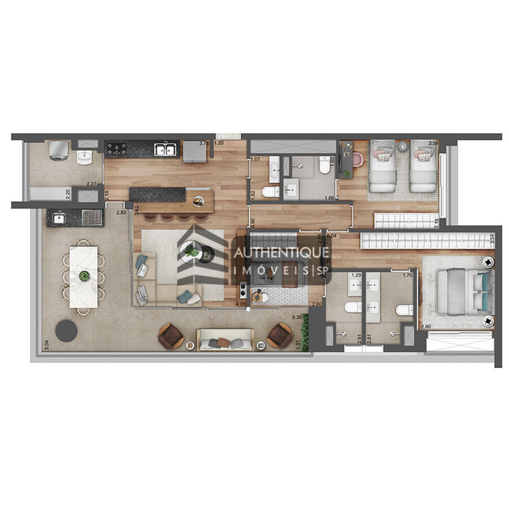 Apartamento, 2 quartos, 71 m² - Foto 4