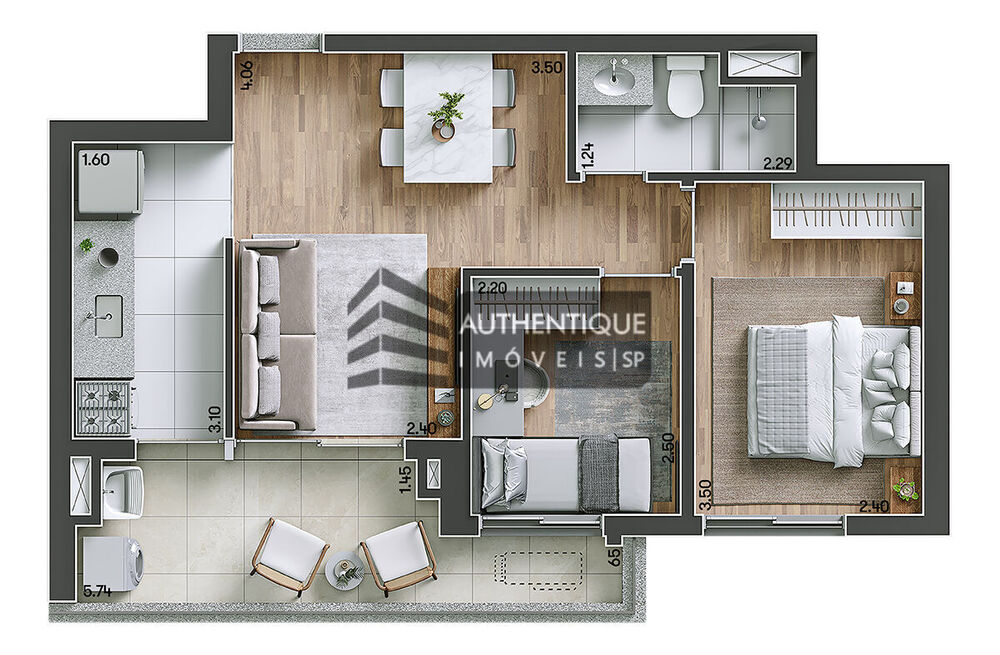 Apartamento, 2 quartos, 50 m² - Foto 27