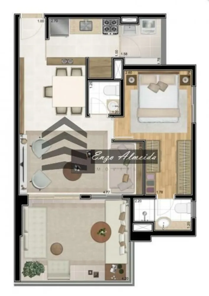 Apartamento, 2 quartos, 65 m² - Foto 10
