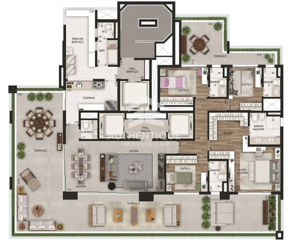 Apartamento, 4 quartos, 312 m² - Foto 8