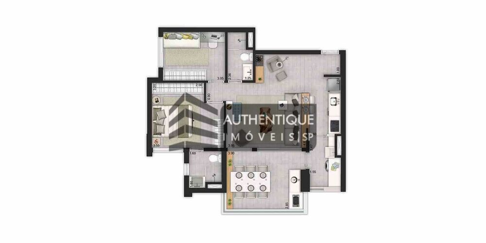 Apartamento, 3 quartos, 74 m² - Foto 28