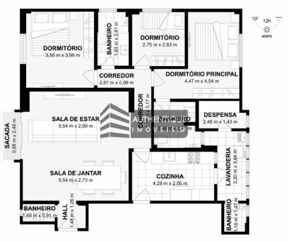Apartamento, 3 quartos, 126 m² - Foto 28