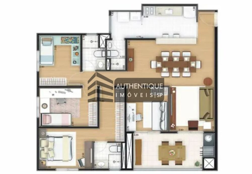 Apartamento, 3 quartos, 102 m² - Foto 6