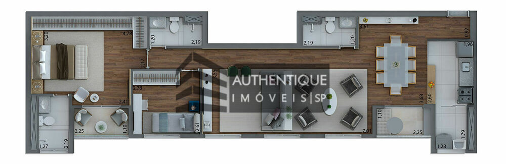 Apartamento, 3 quartos, 58 m² - Foto 8