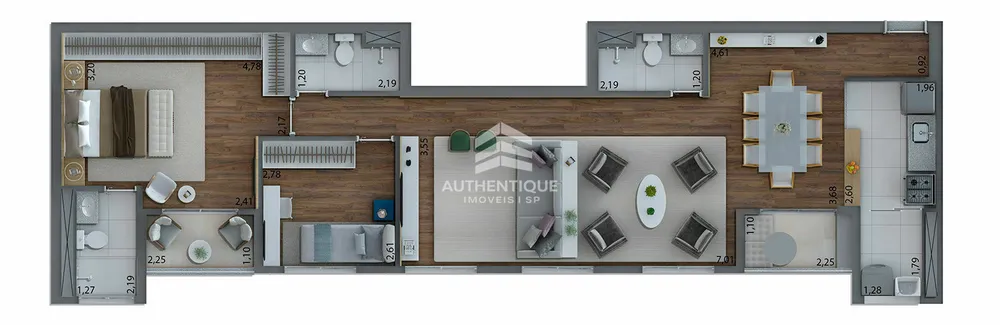 Apartamento, 3 quartos, 58 m² - Foto 19