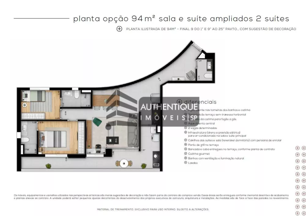Apartamento, 3 quartos, 94 m² - Foto 14