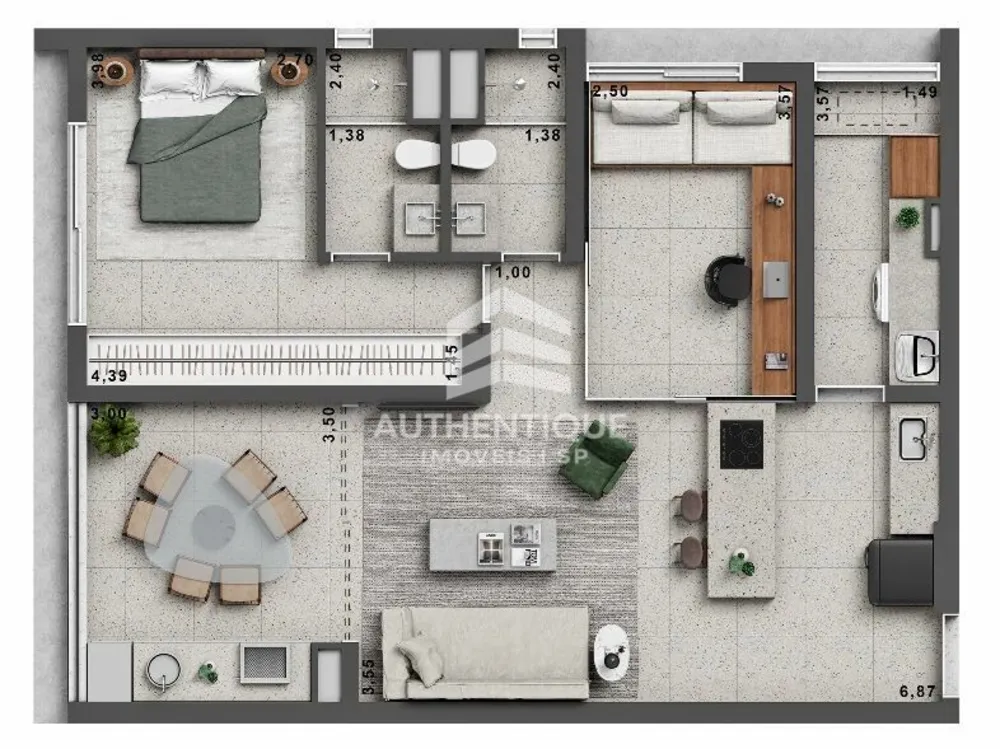 Apartamento, 2 quartos, 82 m² - Foto 11
