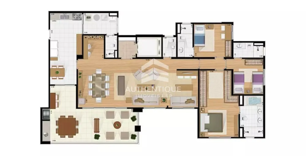 Apartamento, 3 quartos, 223 m² - Foto 8