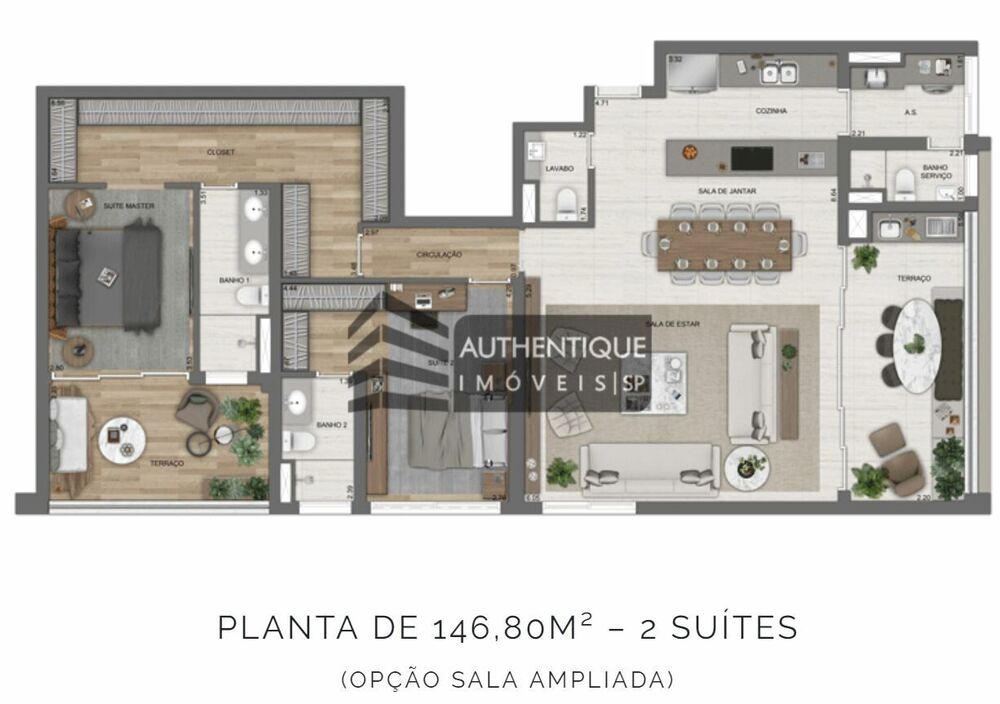 Apartamento, 3 quartos, 146 m² - Foto 20
