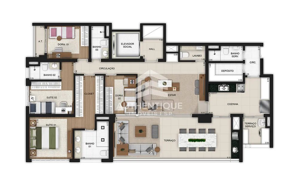 Apartamento, 3 quartos, 107 m² - Foto 13