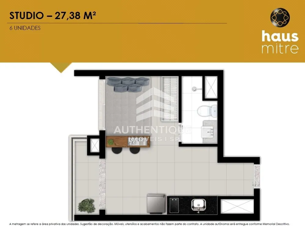 Apartamento, 1 quarto, 27 m² - Foto 9