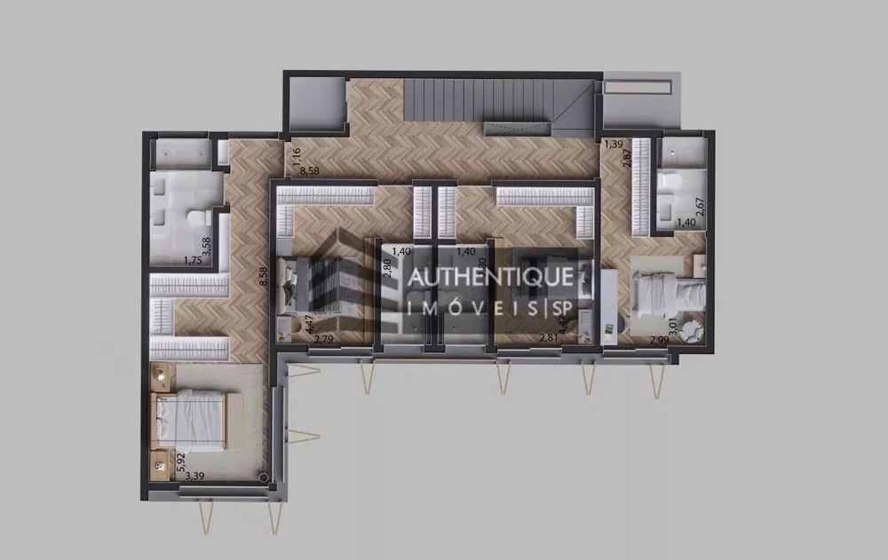 Casa de Condomínio, 4 quartos - Foto 11