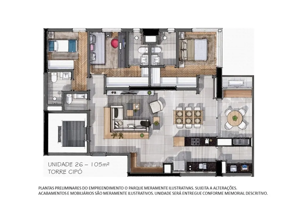 Apartamento, 3 quartos, 104 m² - Foto 12