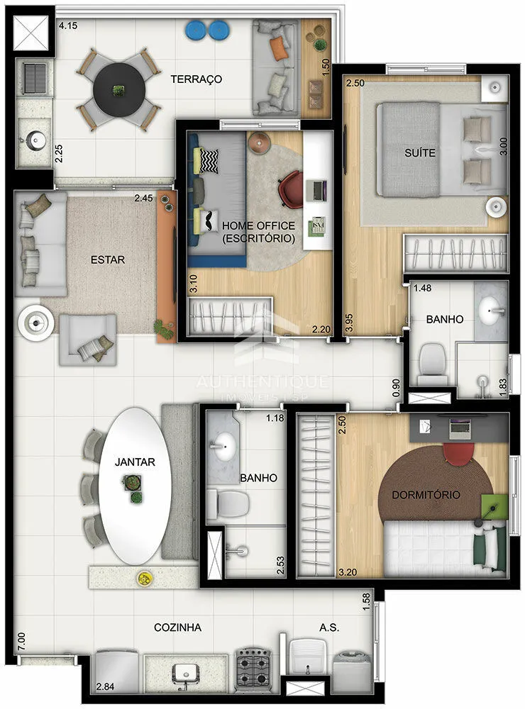 Apartamento, 2 quartos, 54 m² - Foto 10
