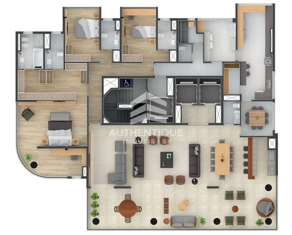 Apartamento, 4 quartos, 374 m² - Foto 1