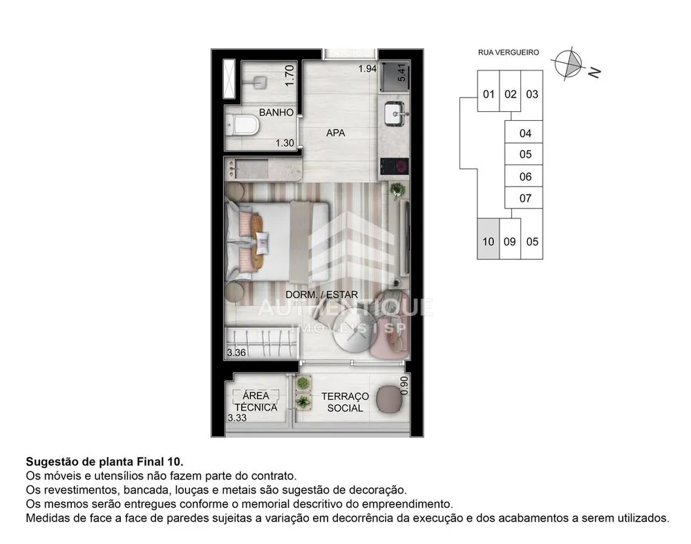 Apartamento, 1 quarto, 23 m² - Foto 12