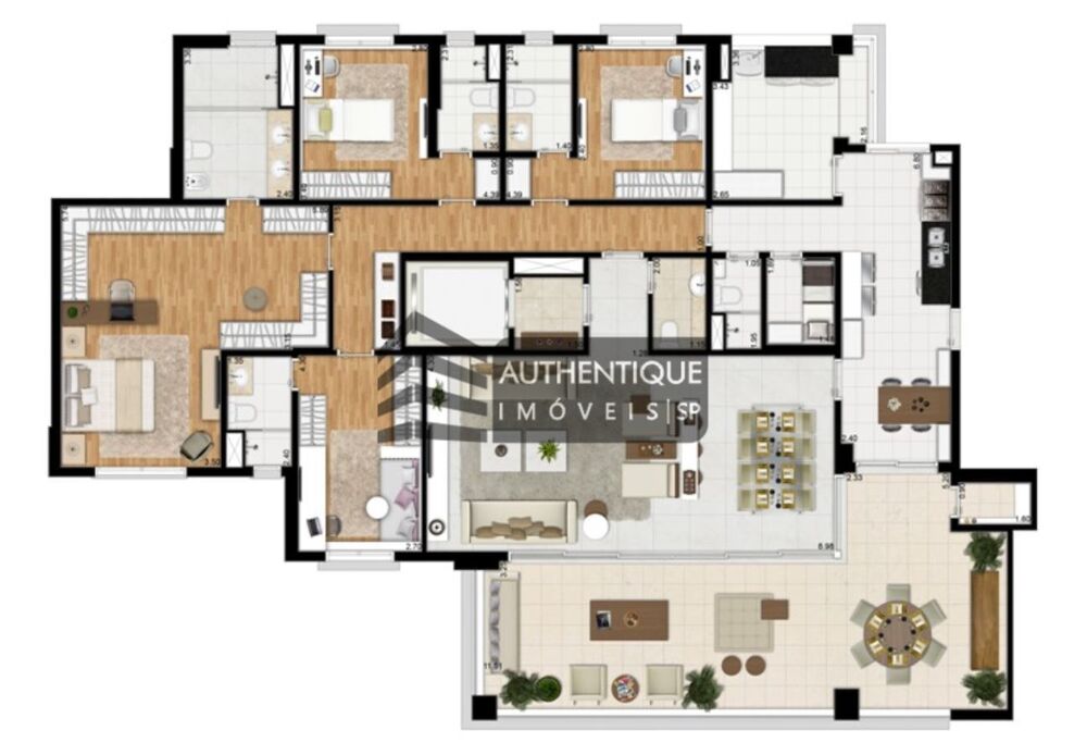 Apartamento, 4 quartos, 250 m² - Foto 16