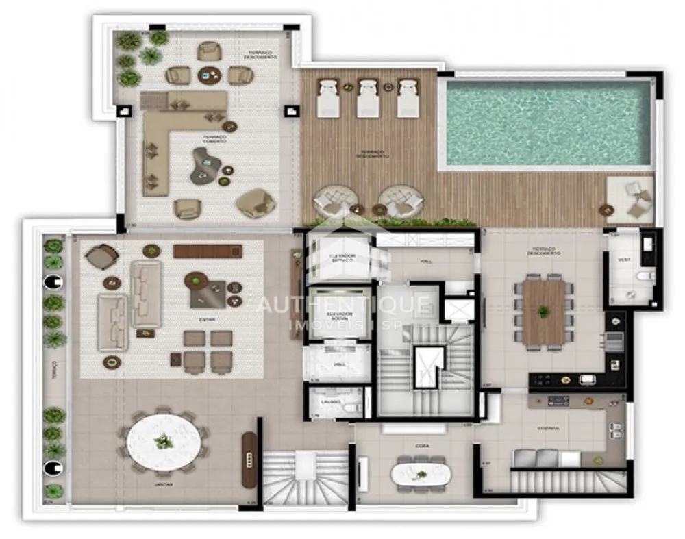 Cobertura, 4 quartos, 656 m² - Foto 8