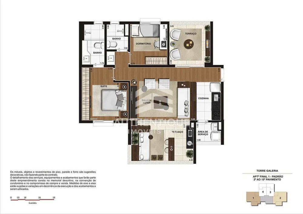 Apartamento, 2 quartos, 85 m² - Foto 15
