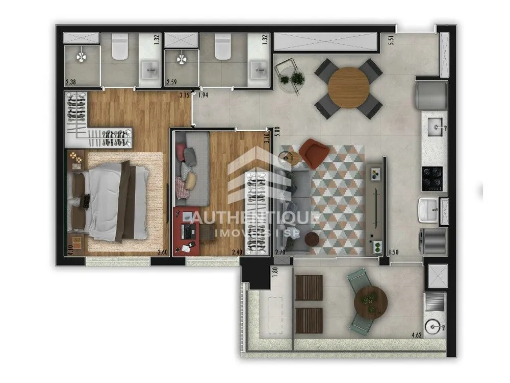 Apartamento, 2 quartos, 67 m² - Foto 13