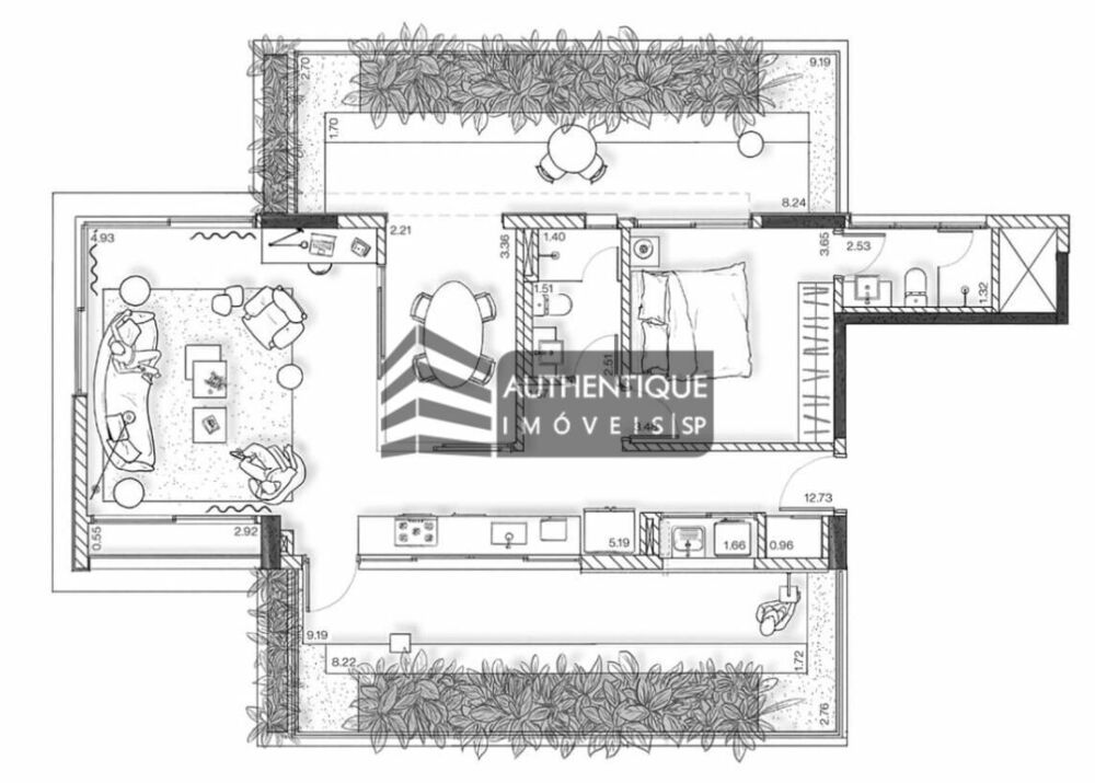 Apartamento, 1 quarto, 79 m² - Foto 9
