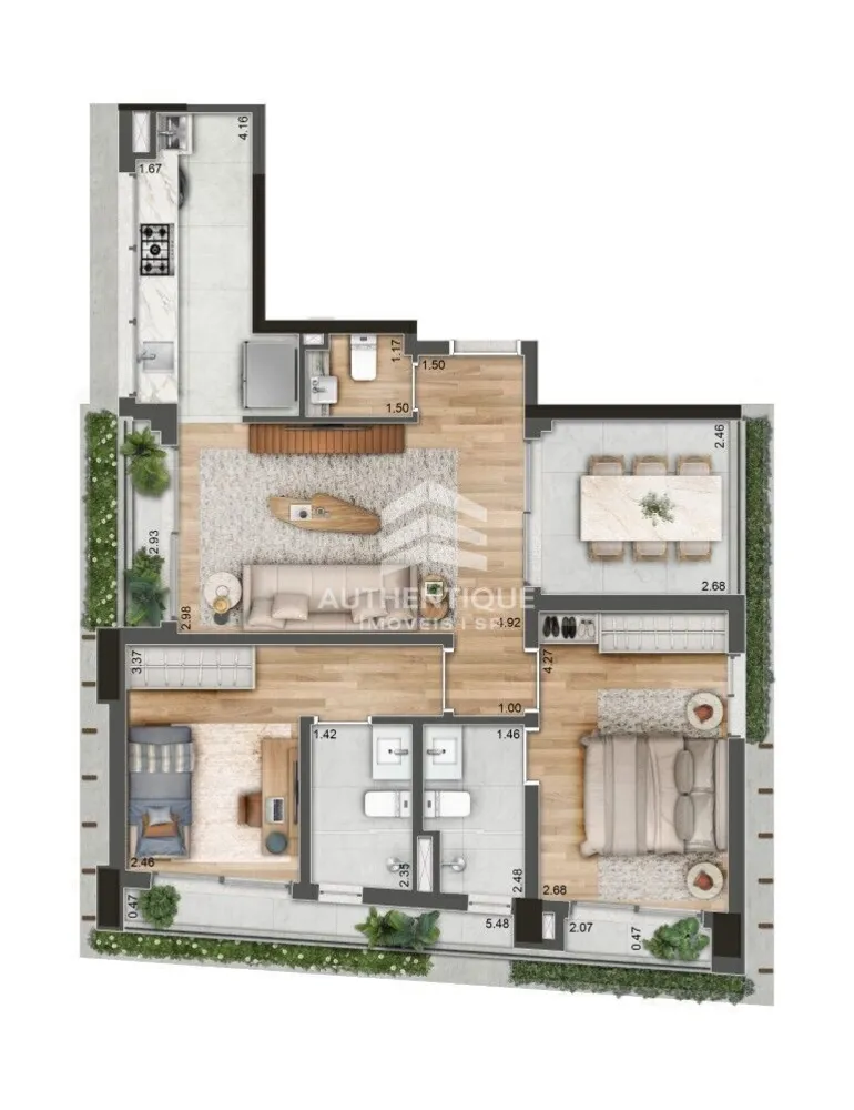 Apartamento, 3 quartos, 182 m² - Foto 37
