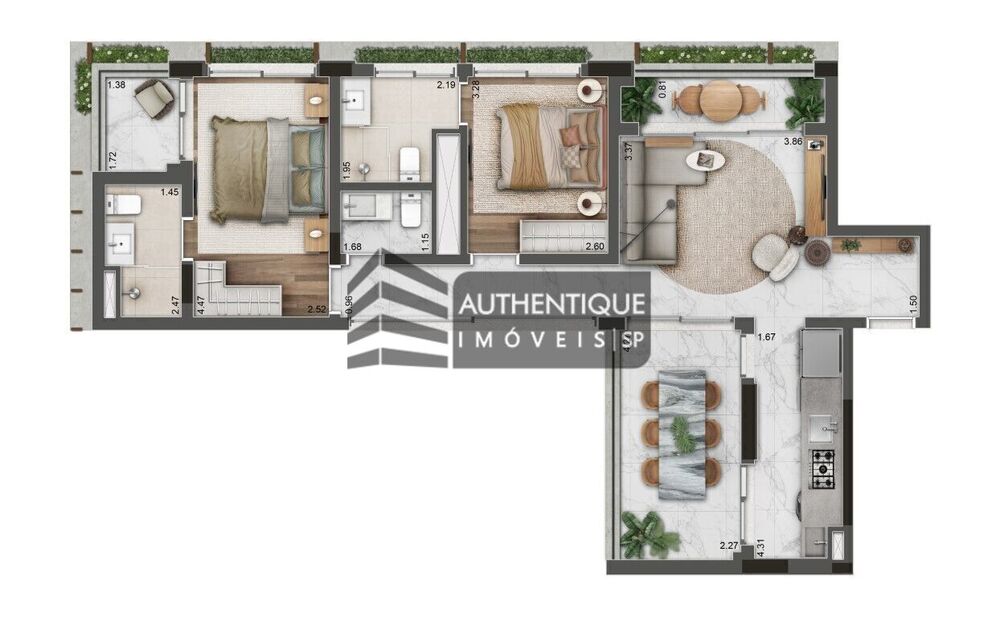 Apartamento, 3 quartos, 182 m² - Foto 27