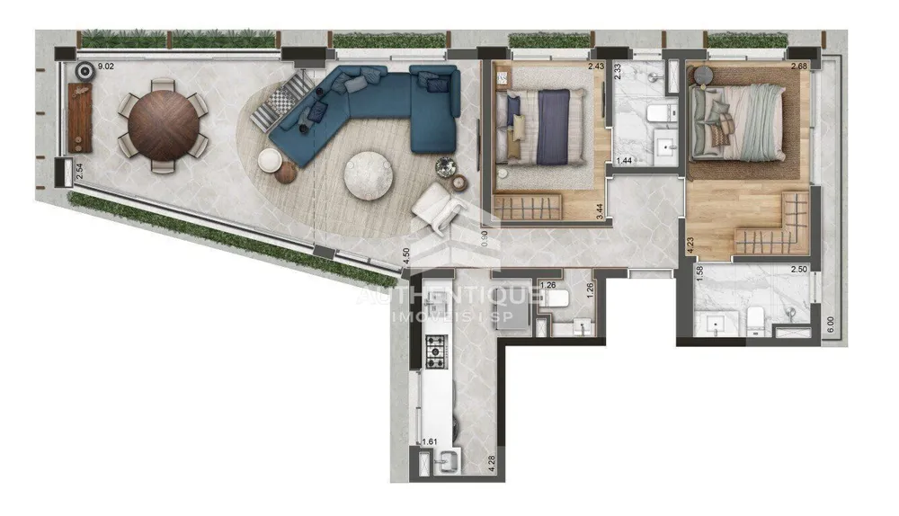 Apartamento, 3 quartos, 182 m² - Foto 40