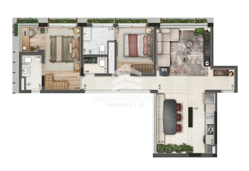 Apartamento, 3 quartos, 182 m² - Foto 39