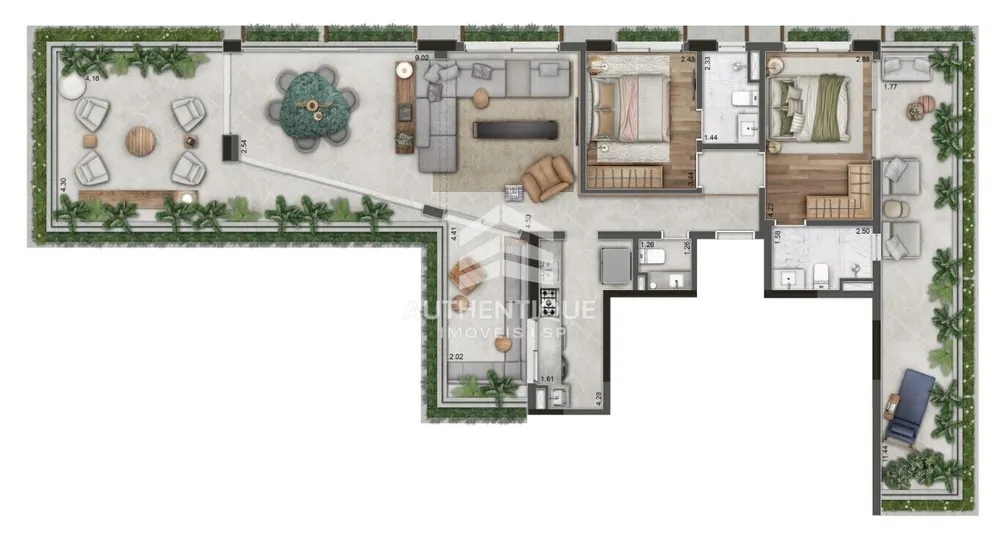 Apartamento, 3 quartos, 182 m² - Foto 41