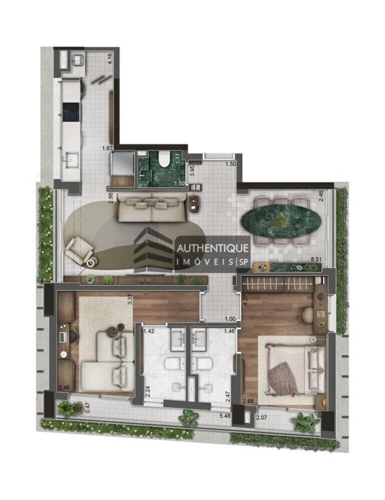 Apartamento, 3 quartos, 182 m² - Foto 9