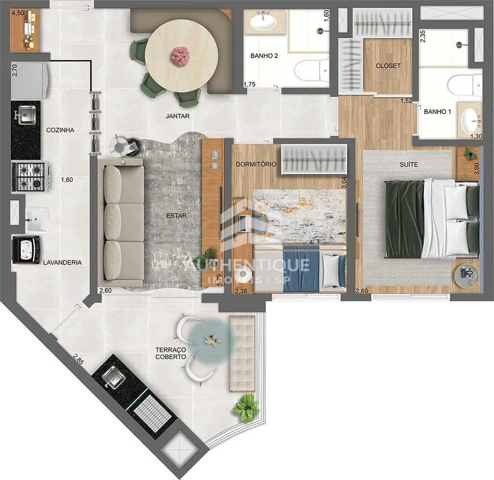 Apartamento, 4 quartos, 106 m² - Foto 7