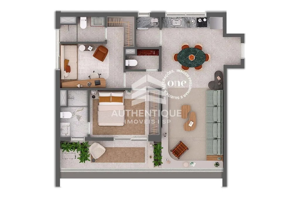 Cobertura, 1 quarto, 84 m² - Foto 9