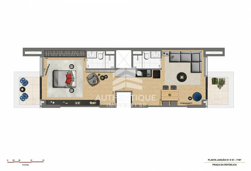 Apartamento, 1 quarto, 43 m² - Foto 5
