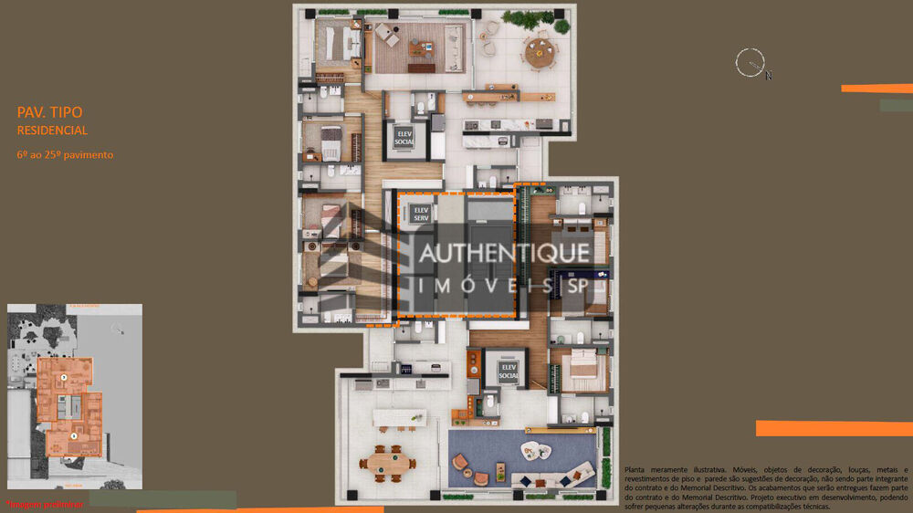 Cobertura, 4 quartos, 310 m² - Foto 4