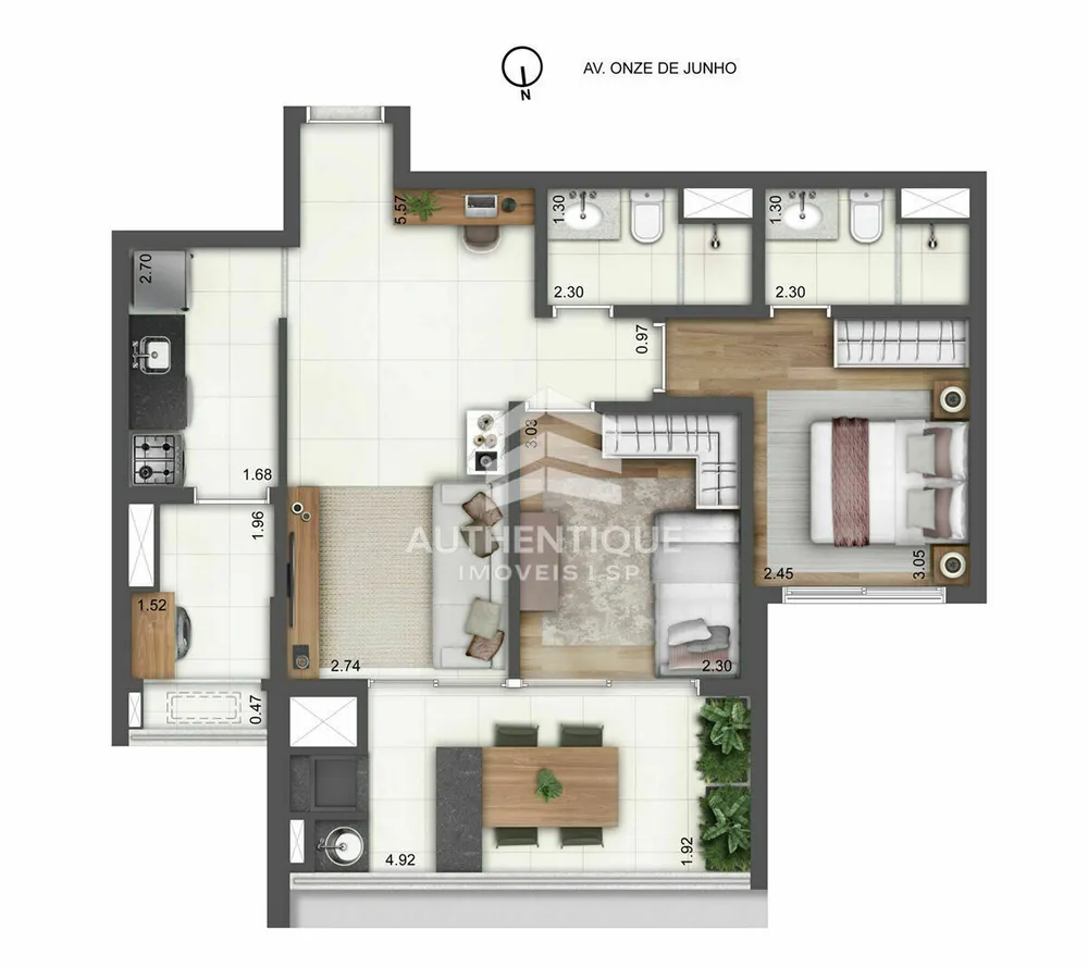 Apartamento, 1 quarto, 26 m² - Foto 15