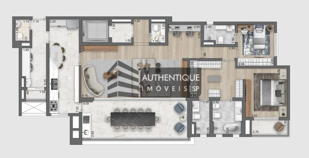 Apartamento, 3 quartos, 174 m² - Foto 19